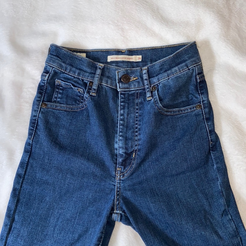 LEVIS mile high super skinny jeans